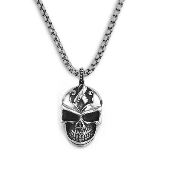 Edelstahl Anhänger Totenkopf