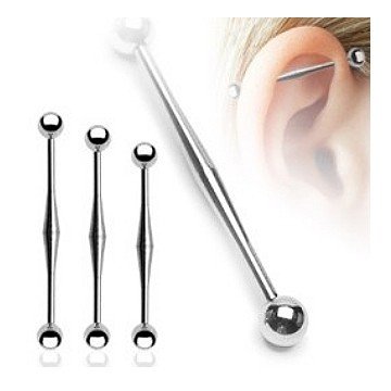 🦚 Industrial Piercing mit Kugeln