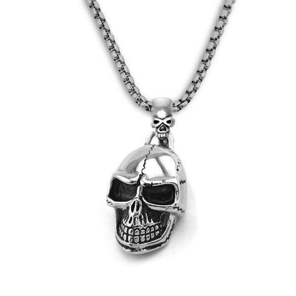 Edelstahl Anhänger Skull Totenkopf