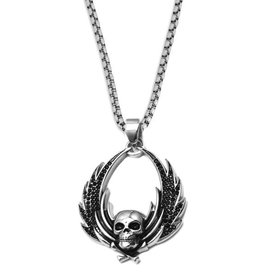 Totenkopfanhänger Edelstahl