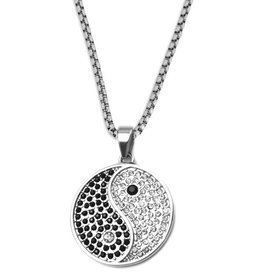 YinYang Edelstahlanhänger