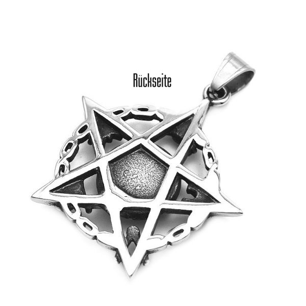 Pentagramm Anhänger mit blauen Auge