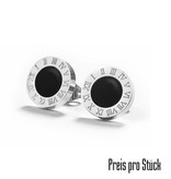 Edelstahl Ohrstecker mit römischen Zahlen – Unisex