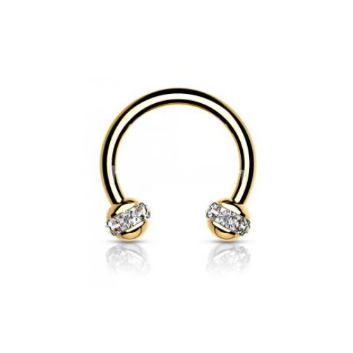 1,2 mm Piercing Ring gold
