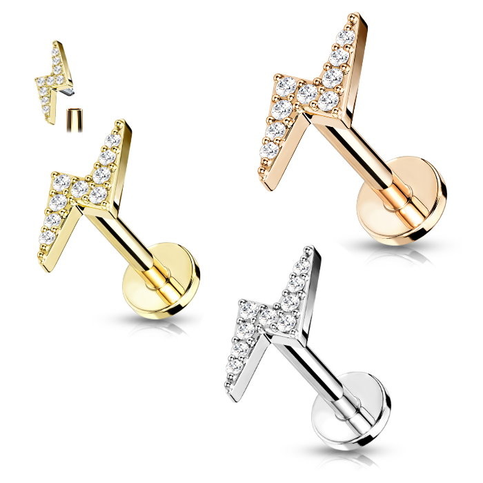 Labret Stecker Blitz – Innengewinde