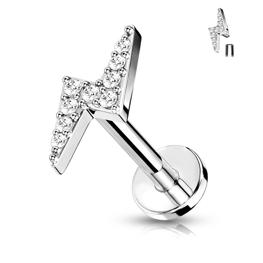 Labret Stecker Blitz – Innengewinde