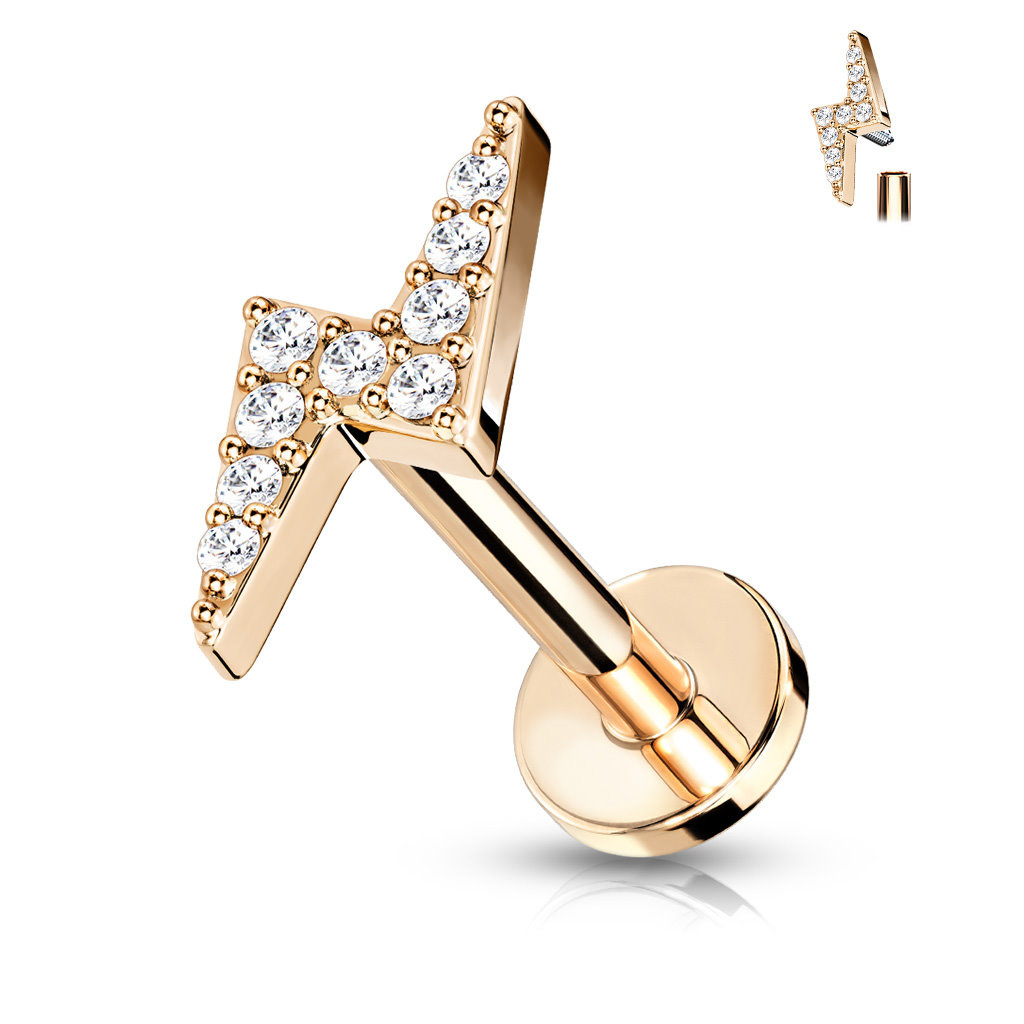 Labret Stecker Blitz – Innengewinde