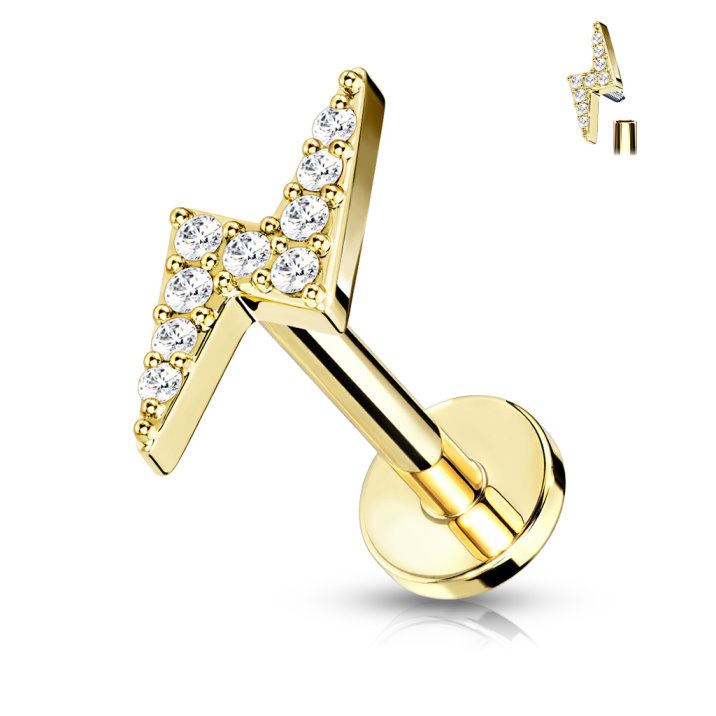 Labret Stecker Blitz – Innengewinde