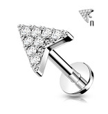 Labret Piercing Pfeil – Innengewinde