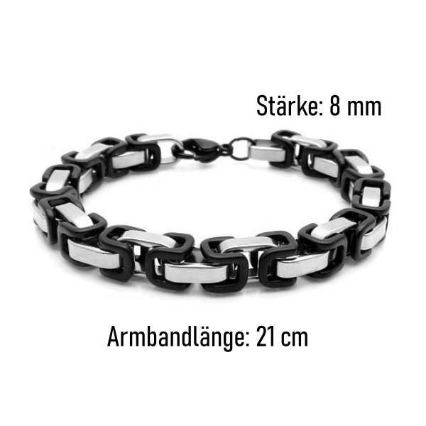 Edelstahl Armband Gliederkette