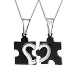 Schwarze Partnerkette Puzzle
