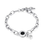 Damen Edelstahl Armband römische Zahlen