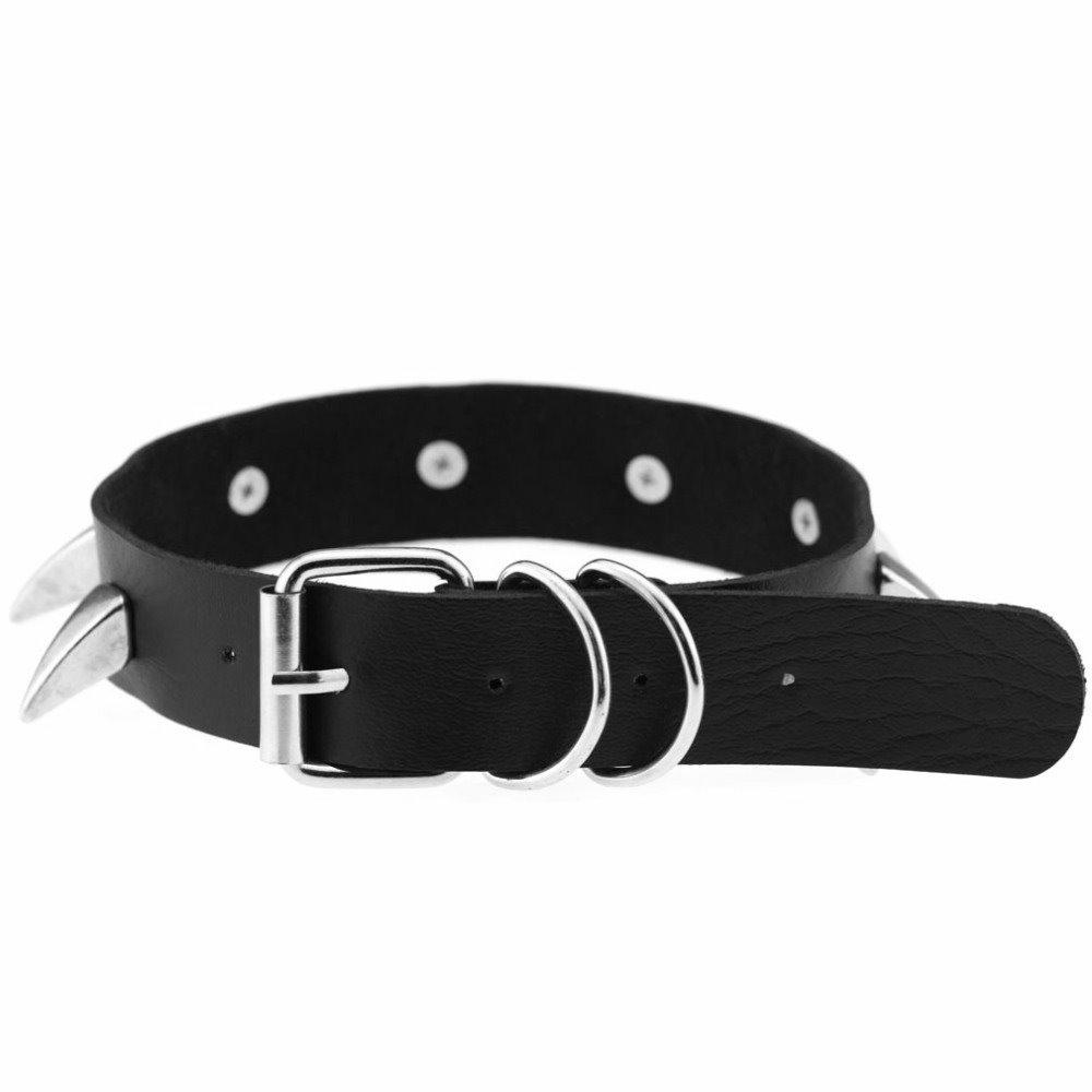 Schwarzes Choker Nieten Halsband