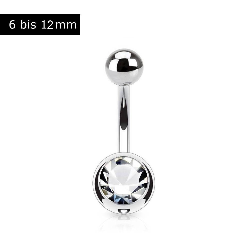 Bauchnabelpiercing 6-12 mm