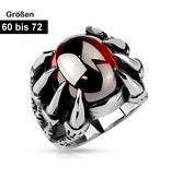 Drachen Krallen Ring aus Edelstahl