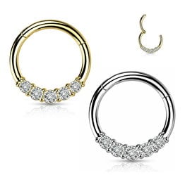 1,2 x 8 mm Piercing Clickerring