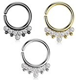 Tragus Schmuck Ring - 3 Farben wählbar