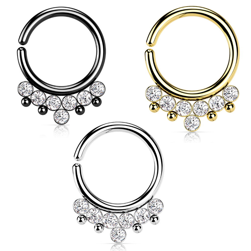 Tragus Schmuck Ring - 3 Farben wählbar