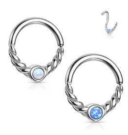 1,2 x 8 mm Segmentring Opal