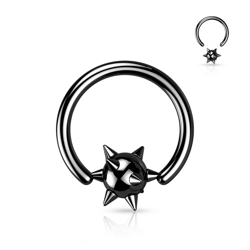 Piercing Ring  mit Morgenstern