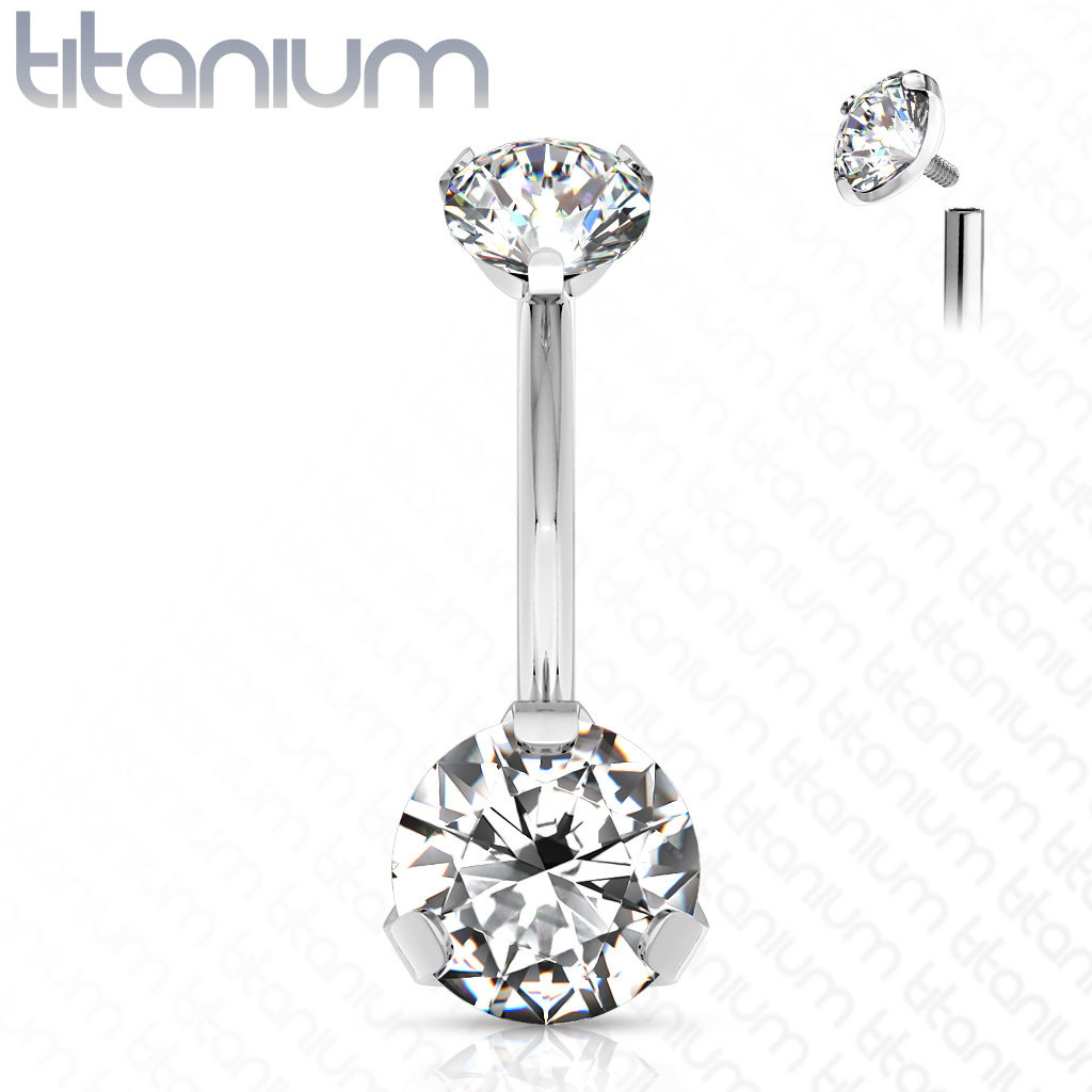 Bauchnabelpiercing Titan G23