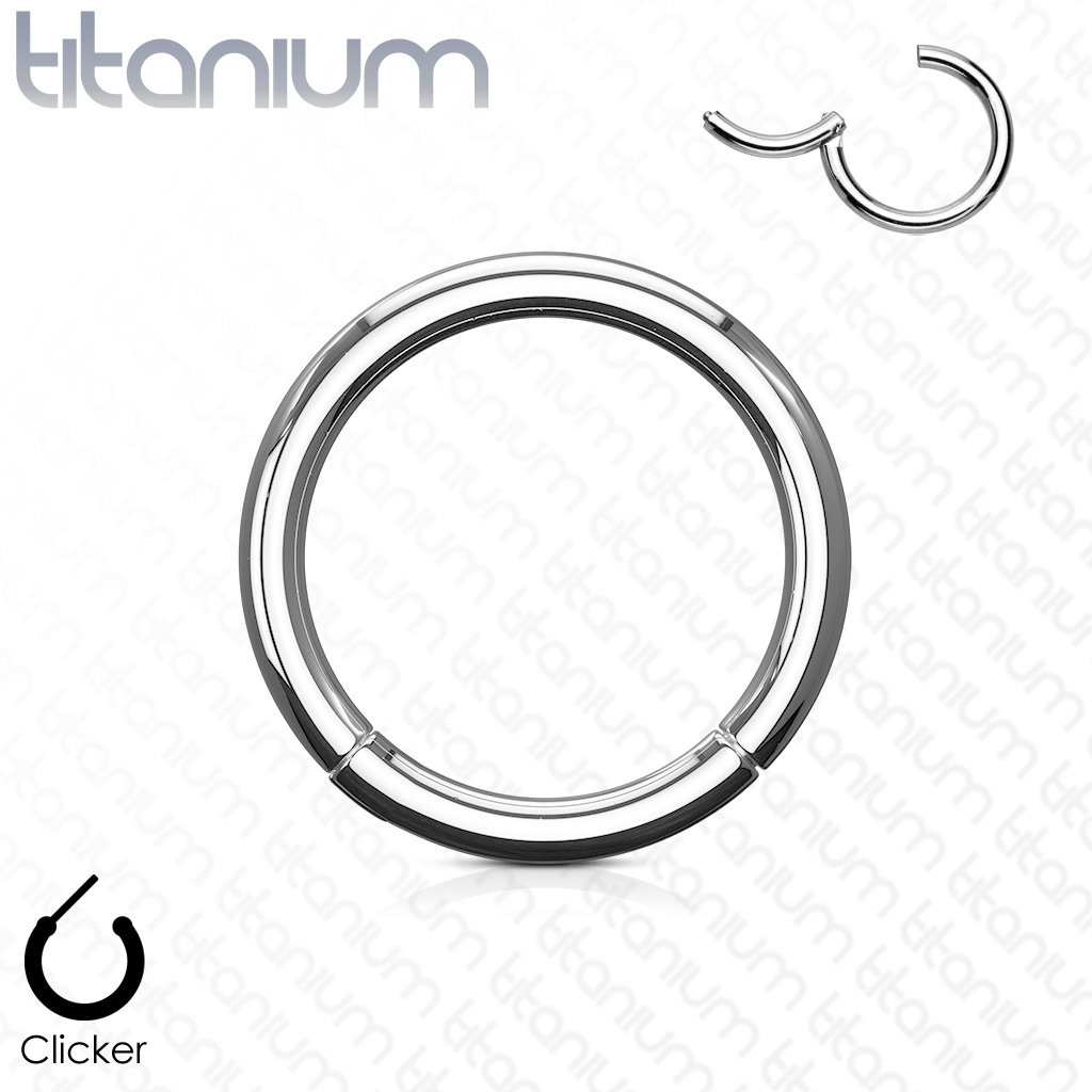 1,2 mm Titan Segment Piercing Ring