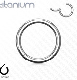 1,2 mm Titan Segment Piercing Ring