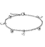 Damen Fußkettchen Delfin