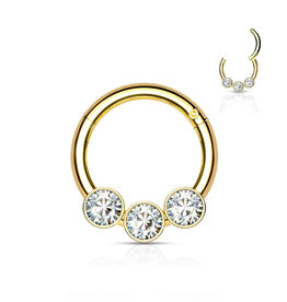 Goldfärbiger Clicker 1,2 × 8 mm