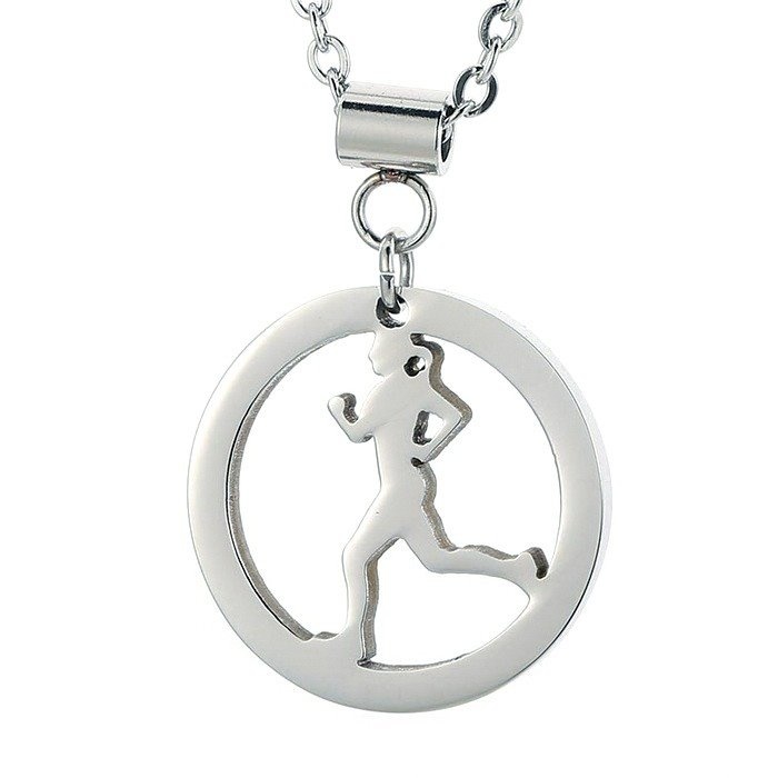 Edelstahlkette Läuferin