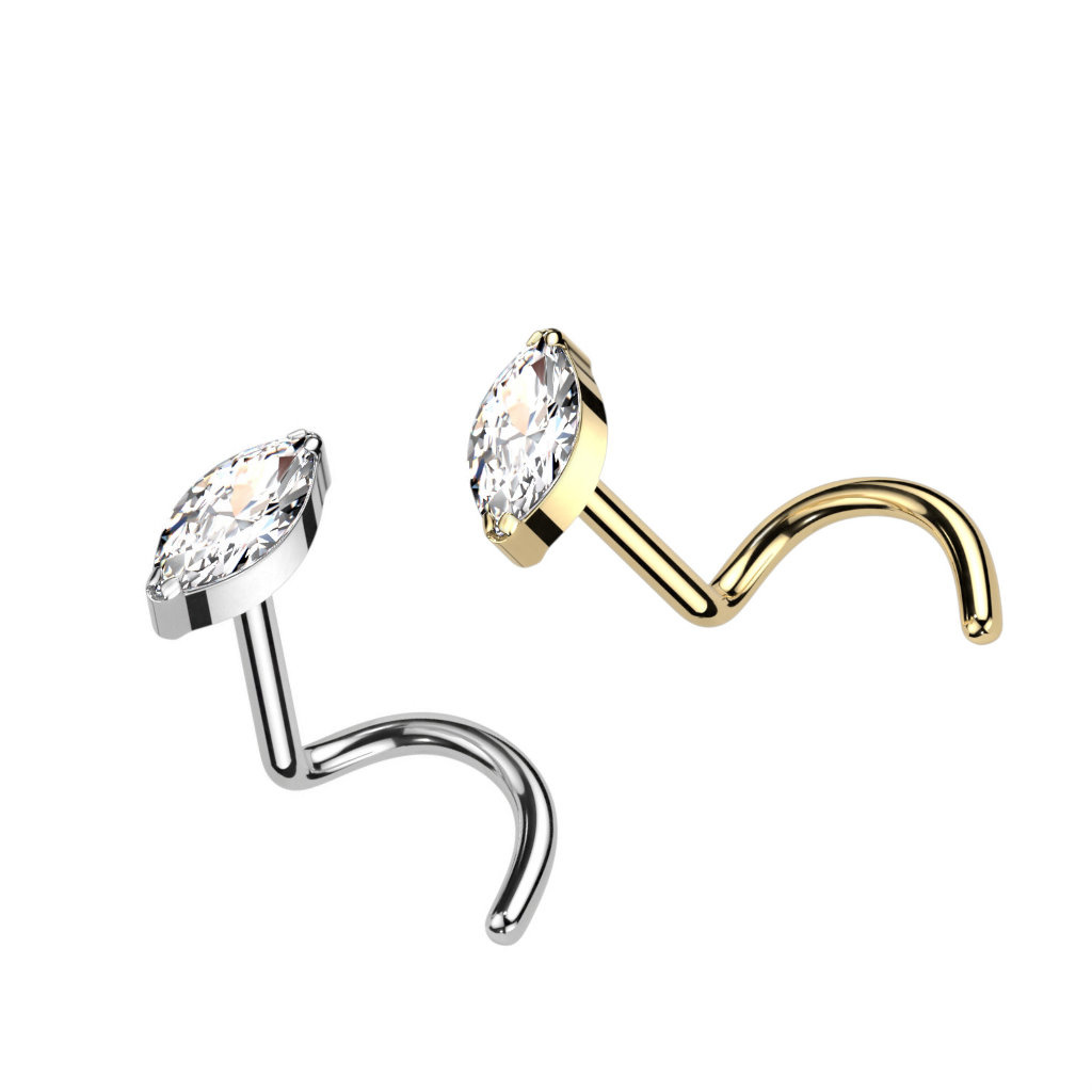 Titan Nasenstecker gebogen