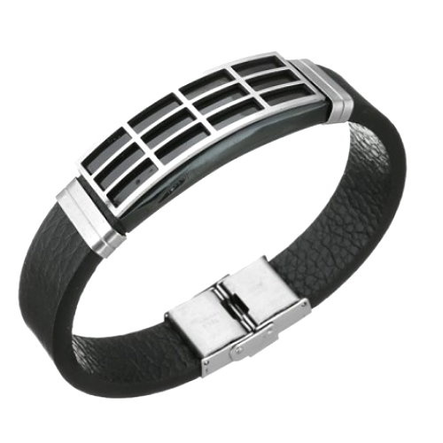 Herren Armband mit Edelstahl