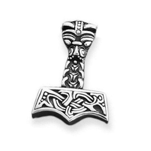 Edelstahl Anhänger Thors Hammer