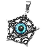 Pentagramm Anhänger mit blauen Auge