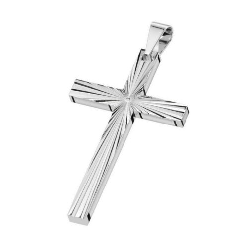 Edelstahl Anhänger Kreuz