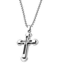 Edelstahl Anhänger Kreuz