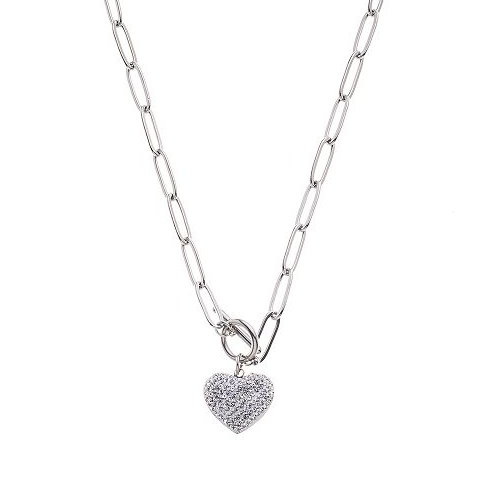 Silberfärbiges Edelstahl Collier
