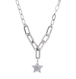 Edelstahl Collier mit Sternanhänger