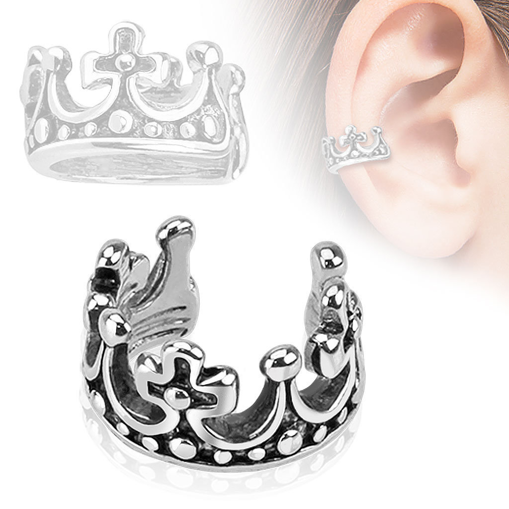 Ear Cuff - Ohrklemme Krone