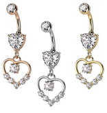 Bauchnabelpiercing Herz Anhänger