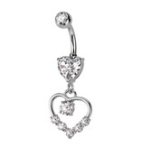 Bauchnabelpiercing Herz Anhänger