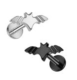 Titan Labret Stecker Fledermaus – Innengewinde