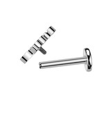 Titan Labret Stecker Fledermaus – Innengewinde