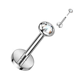 1,2 x 8 mm Titan Push-In Labret
