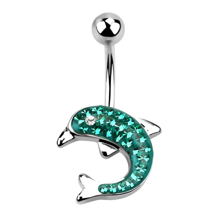 Bauchnabelpiercing Delfin