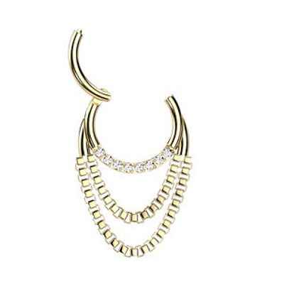 Septum Clicker mit Kettchen