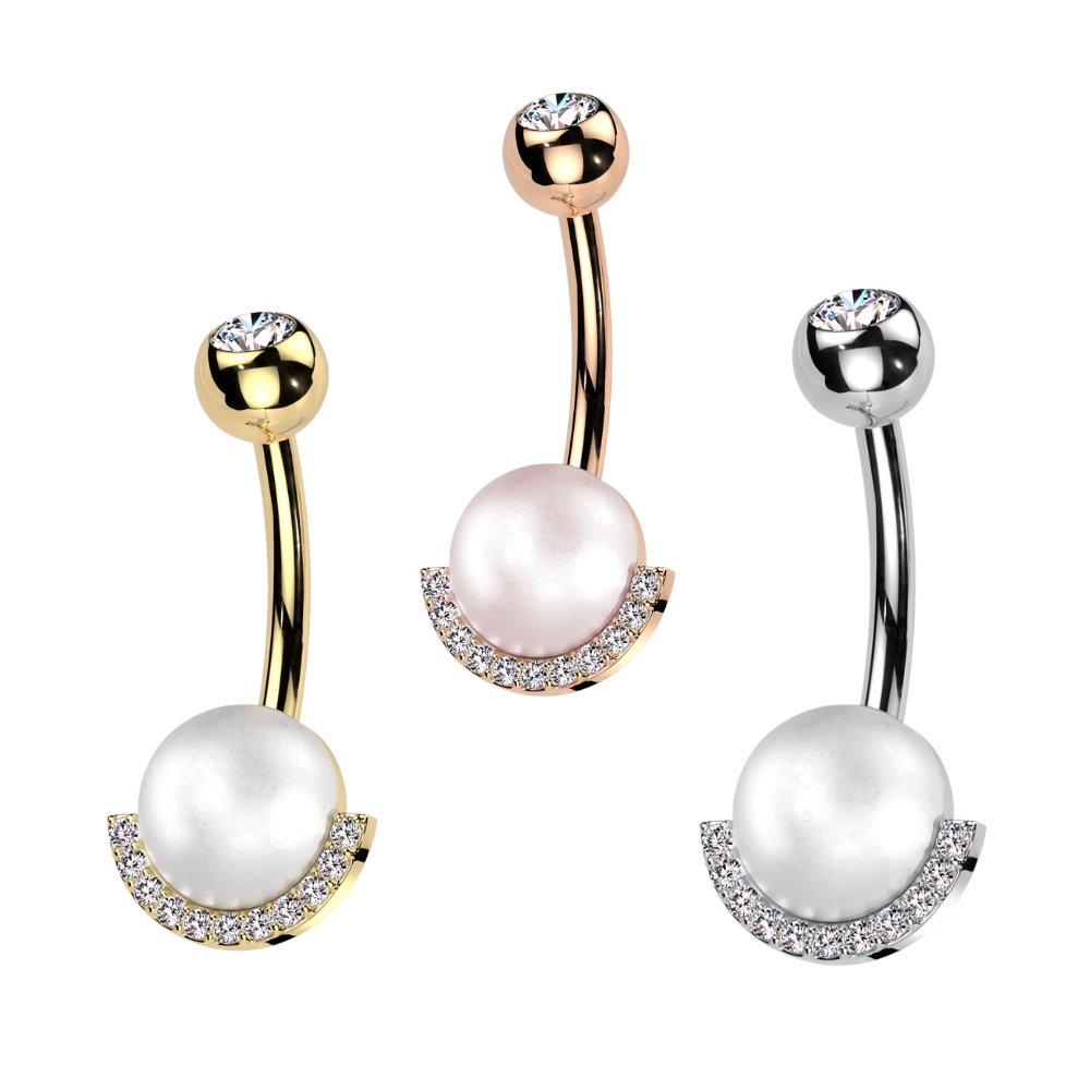 Bauchnabelpiercing  Perle