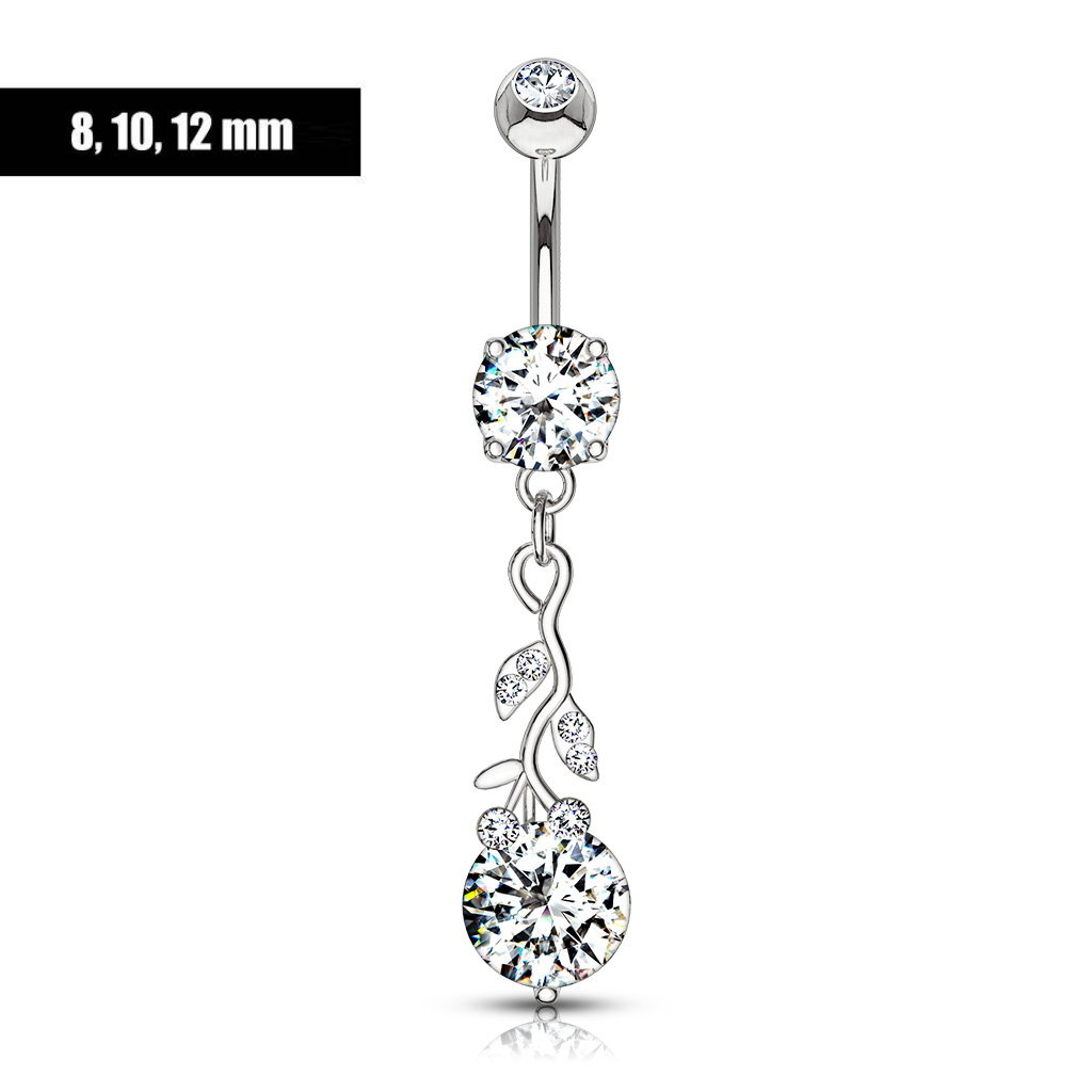 12mm Bauchnabelpiercing