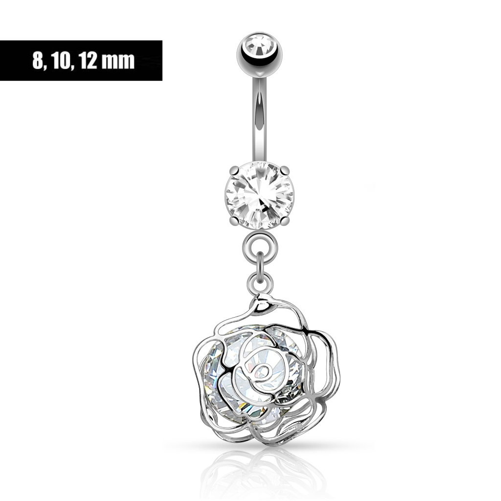 Nabelpiercing Blume