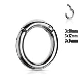 3 mm geschlossener Piercing Ring  aus Chirurgenstahl